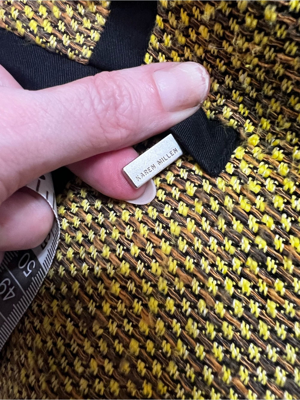Karen Millen Bomber Tweed Moto Jacket
Neon Yellow And Black 8 Medium - Picture 12 of 12